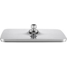 Ottimo 300mm Chrome Short Twin Shower & Lever Tap Set